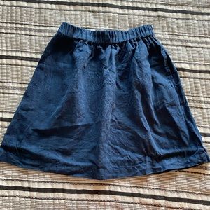 Linenfox Breeze skirt in navy S-M